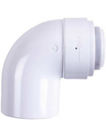 Коліно димоходу 87° D=60/100 мм для газового конденсаційного котла Viessmann 7373226