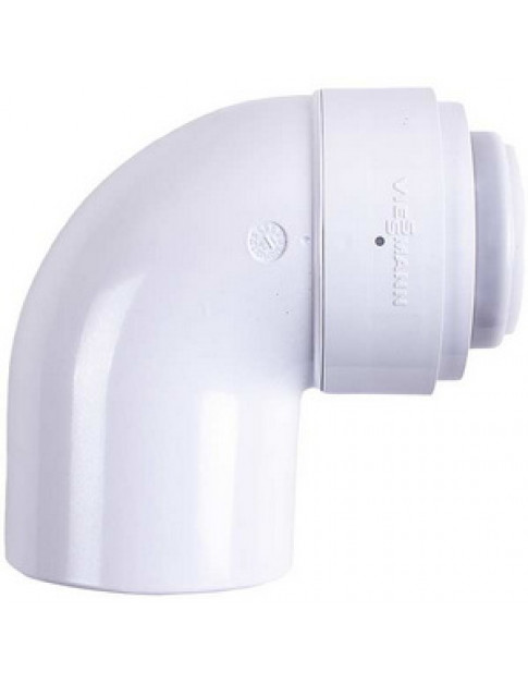 Коліно димоходу 87° D=60/100 мм для газового конденсаційного котла Viessmann 7373226