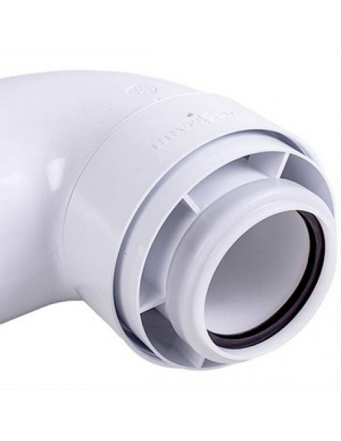 Коліно димоходу 87° D=60/100 мм для газового конденсаційного котла Viessmann 7373226