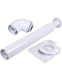 Коаксіальний димохід D=60/100 мм для газового конденсаційного котла Viessmann 7373233+7373226