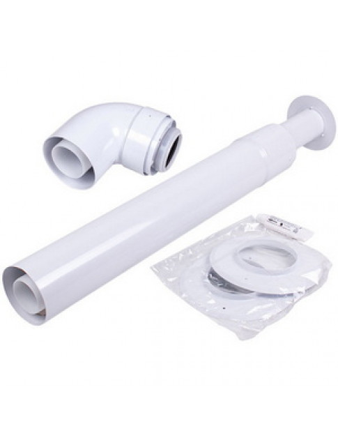 Коаксіальний димохід D=60/100 мм для газового конденсаційного котла Viessmann 7373233+7373226