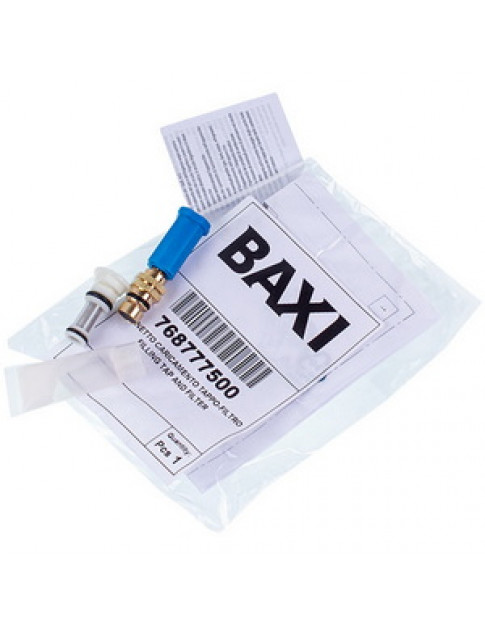 Кран підживлення з фільтром для газового котла Baxi Eco 4S, Fourtech, Power HT, Westen Pulsar D 768777500