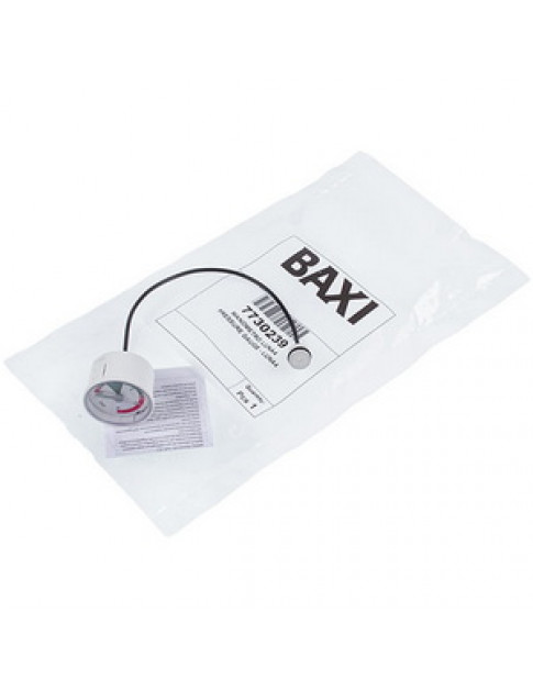 Манометр D=40 мм для газового котла Baxi Eco 4S, Fourtech, Main Four, Westen Pulsar D, Quasar D 7730239 Манометр D=40 мм для газового котла Baxi Eco 4S, Fourtech, Main Four, Westen Pulsar D, Quasar D 7730239