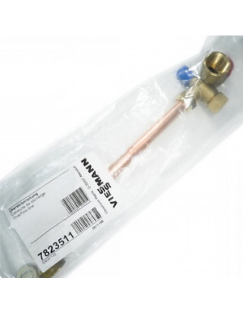 Перепускний і запобіжний клапан 3 бар для газового котла Viessmann Vitopend 100 WH0 7823511