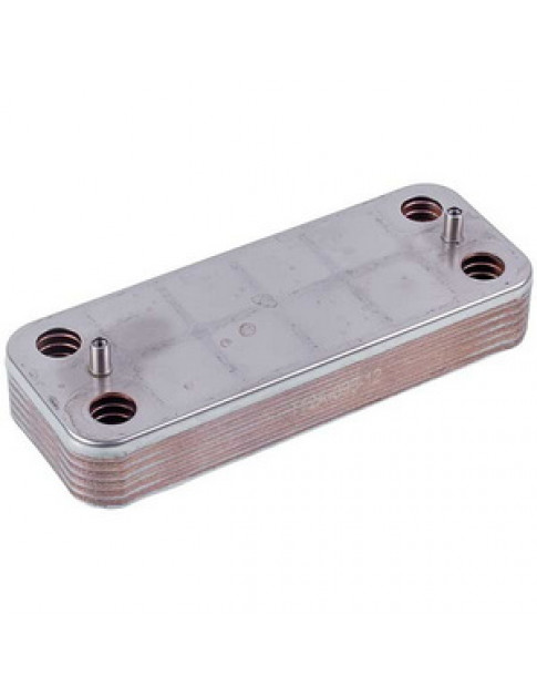 Теплообмінник пластинчастий ГВП (12 пластин) для газового котла 7825533 Теплообмінник пластинчастий ГВП (12 пластин) для газового котла 7825533