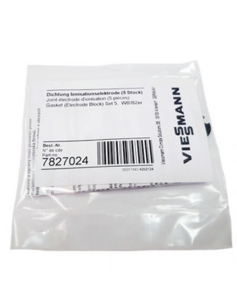 Набір прокладок (5 шт.) електрода іонізації для конденсаційного котла Viessmann Vitodens 7827024