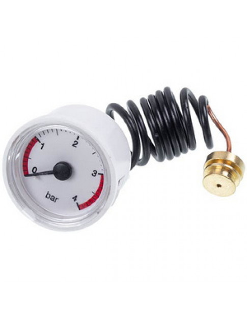 Манометр 0-4 бар D=43/40 мм для газового котла Viessmann Vitopend 100 WH1D, Vitodens 050/100 BPJC/WB1B 7828644