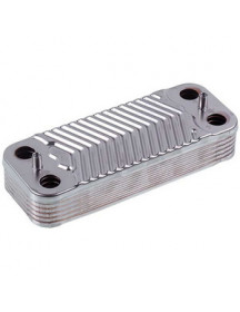 Теплообмінник пластинчастий ГВП (12 пластин) для газового котла 7828745