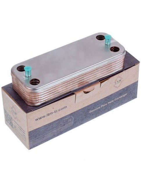 Теплообмінник пластинчастий ГВП (12 пластин) для газового котла Viessmann Vitopend 100 WH1D 7828745