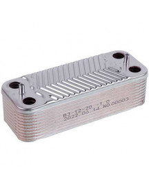 Теплообмінник пластинчастий ГВП (20 пластин) для конденсаційного котла Viessmann Vitodens 100 WB1B, WB1C 35 кВт 7828746