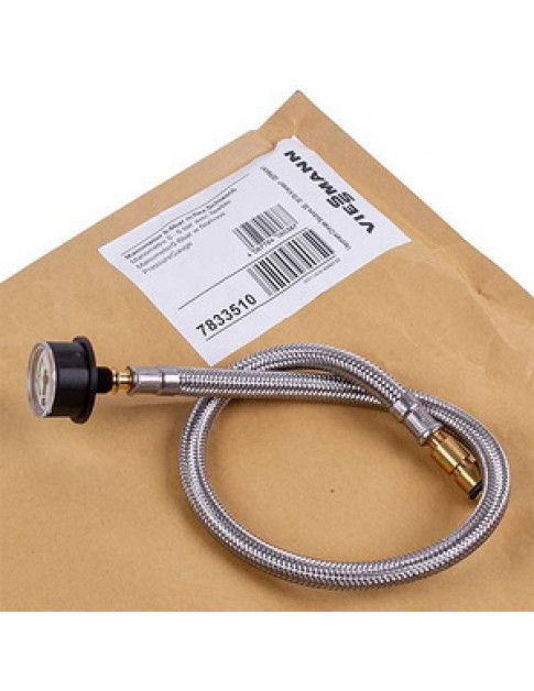 Манометр 0-6 бар зі шлангом для конденсаційного котла Viessmann Vitodens 200-W WB2C, B2HA 7833510