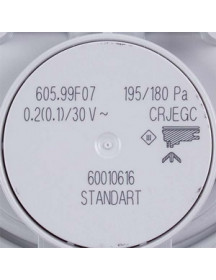 Реле тиску повітря (пресостат) Huba Control 195/180 Па для газового котла Viessmann 7856835