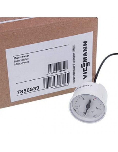 Манометр 0-4 бар D=43/40 мм для газового котла Viessmann Vitopend 100 A1JB/A1HB 7856839 Манометр 0-4 бар D=43/40 мм для газового котла Viessmann Vitopend 100 A1JB/A1HB 7856839