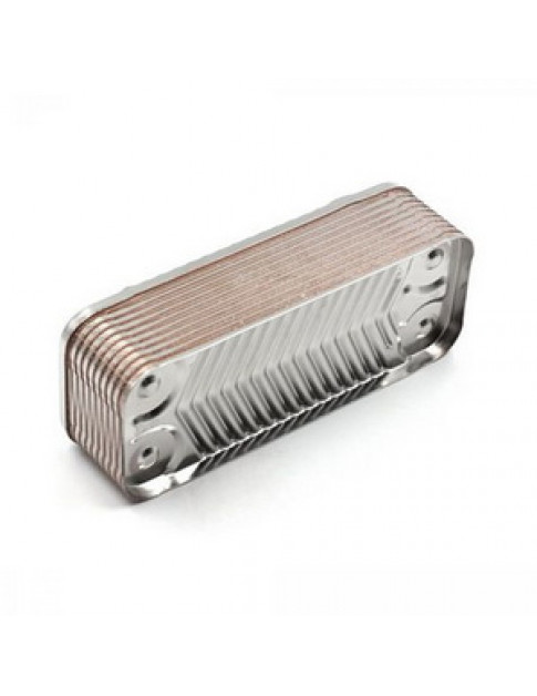 Теплообмінник пластинчастий ГВП Swep (20 пластин) для конденсаційного котла Viessmann Vitodens 100-W 35 кВт 7875503