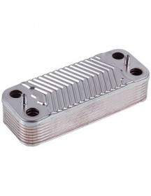 Теплообмінник пластинчастий ГВП (16 пластин) для конденсаційного котла Viessmann WB1B, WB1C 26 кВт 7928747