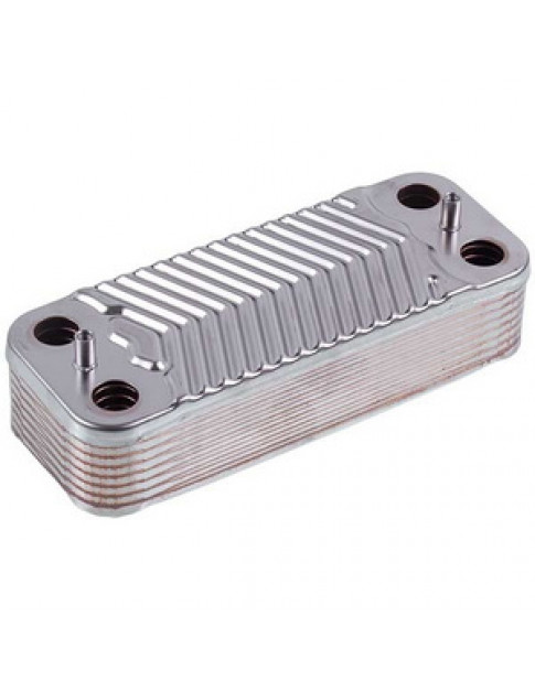 Теплообмінник пластинчастий ГВП (16 пластин) для конденсаційного котла Viessmann WB1B, WB1C 26 кВт 7928747