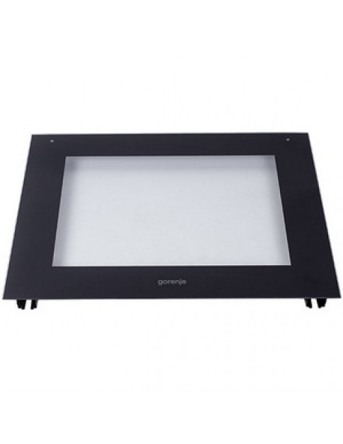 Зовнішнє скло дверей (з кріпленням) для духовки Gorenje 800219