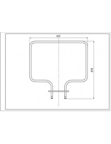 Тен нижній 8072470027 1000W для духовки Electrolux 