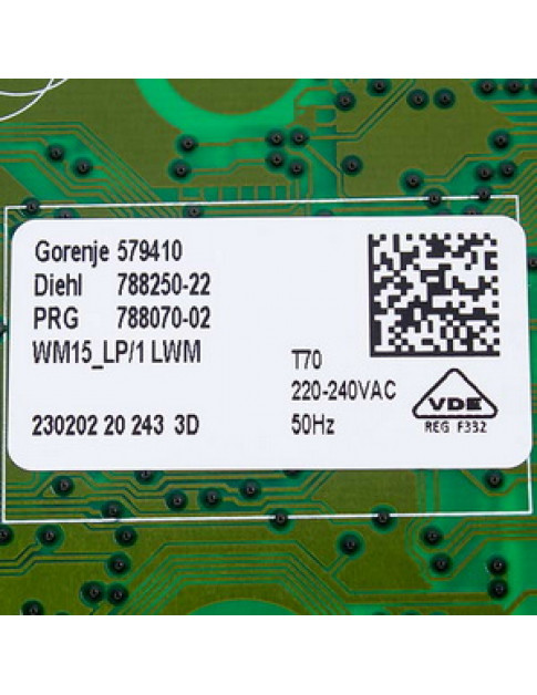 Плата управління для пральної машини Gorenje 809572
