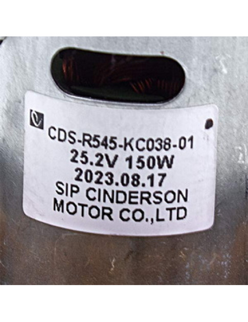 Двигун для акумуляторного пилососа Gorenje 815061 CDS-R545-KC038-01 25.2 V 40 W Двигун для акумуляторного пилососа Gorenje 815061 CDS-R545-KC038-01 25.2 V 40 W