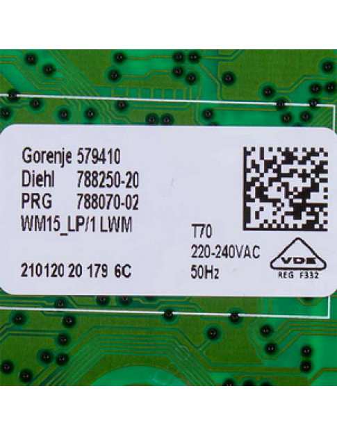 Плата керування для пральної машини WM15_LP/1LWM Gorenje 834718