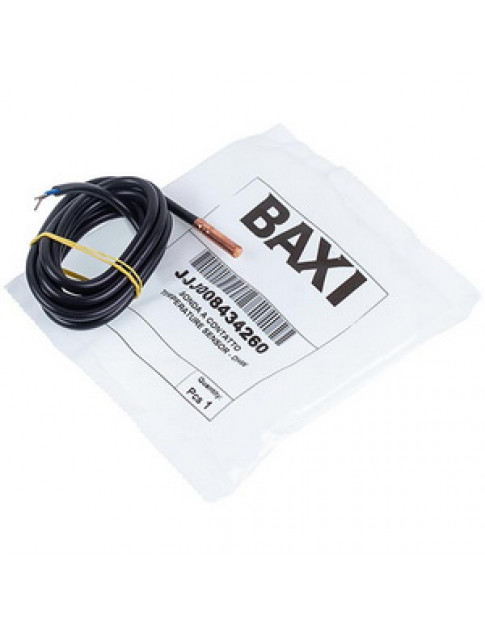 Датчик температури NTC для бойлера газового котла Baxi 8434260 Датчик температури NTC для бойлера газового котла Baxi 8434260