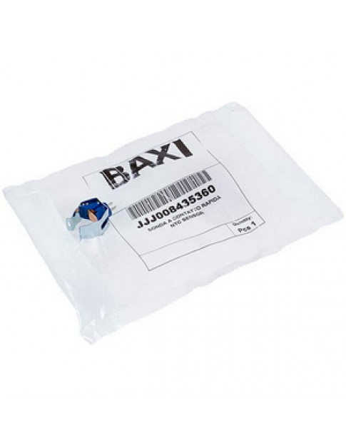Датчик температури NTC накладний D=18 мм для газового котла Baxi/Westen 8435360