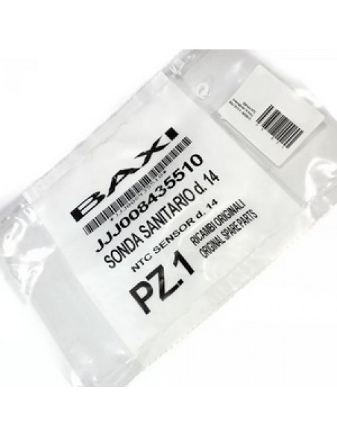 Датчик NTC температури ГВП накладний D=12 мм для газового котла Baxi Eco 3/4 Compact, Fourtech 8435510 Датчик NTC температури ГВП накладний D=12 мм для газового котла Baxi Eco 3/4 Compact, Fourtech 8435510
