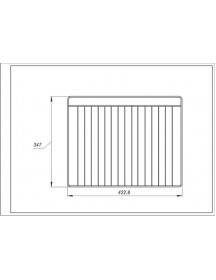 Решётка для духовки Electrolux 8583546595023 422.8x347мм