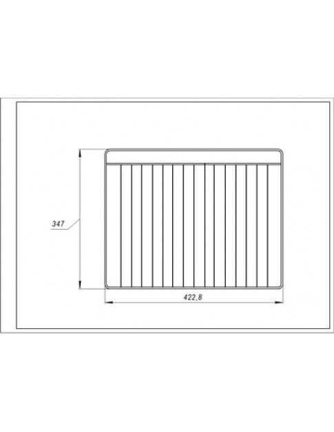 Решётка для духовки Electrolux 8583546595023 422.8x347мм