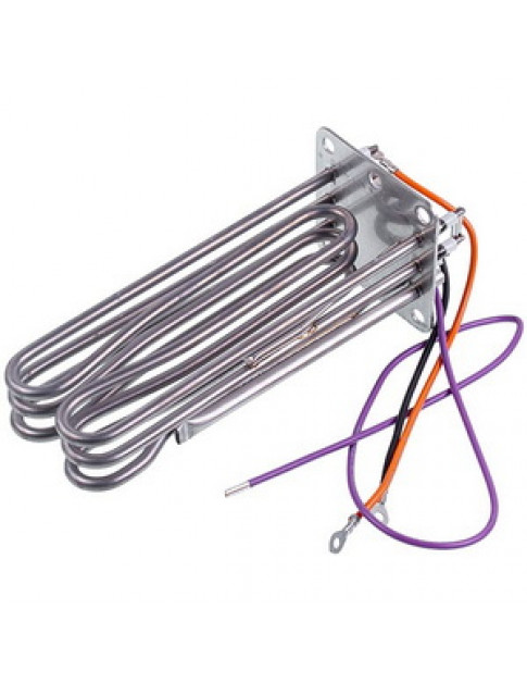 Тен парогенератора з прокладкою Rational 87.00.366 9000W 230/400V L=190mm, фланець 82x80mm