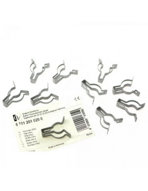 Набір кліпс (10 шт.) для газової колонки/котла Junkers Minimaxx, Bosch Therm 4000/6000 WR/GWH, GB012 8701201020