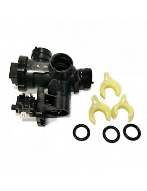 Триходовий клапан в зборі для газового котла Buderus Logamax Plus GB042, Bosch Gas 4000/7000 87160108010