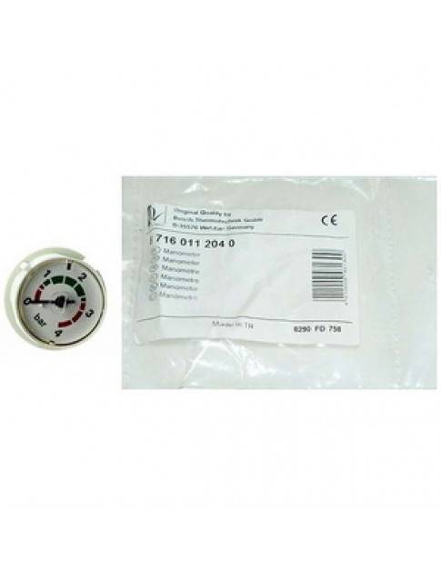 Манометр 0-4 бар для газового котла Bosch Gas 4000 W ZSA/ZWA 87160112040