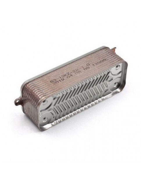 Теплообмінник пластинчастий ГВП (22 пластини) для газового котла Bosch/Junkers 8716771988