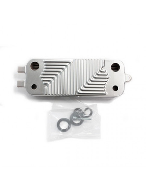 Теплообмінник пластинчастий ГВП (12 пластин) для газового котла Buderus Logamax U072, Bosch Gas 2000/6000 WBN 87186446230