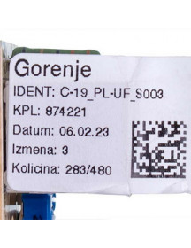 Плата управління для морозильної камери Gorenje 874221