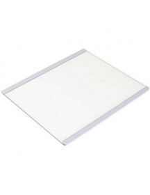 Полиця для двокамерного холодильника Gorenje 889120 300x255mm (скляна з обрамленням, ліве відділення)