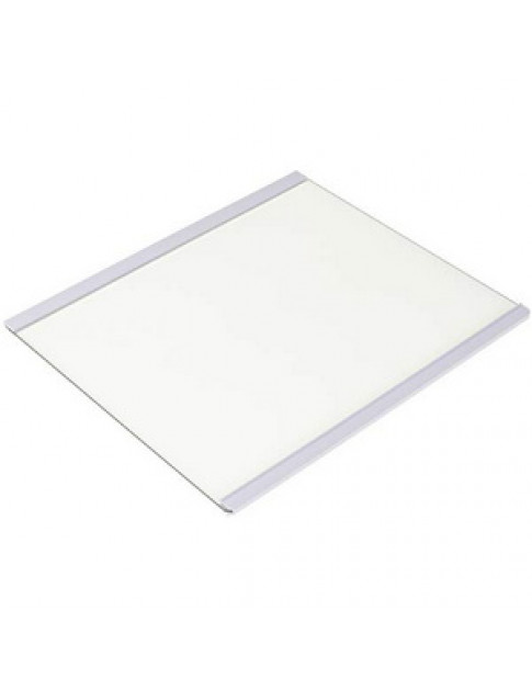 Полиця для двокамерного холодильника Gorenje 889120 300x255mm (скляна з обрамленням, ліве відділення)