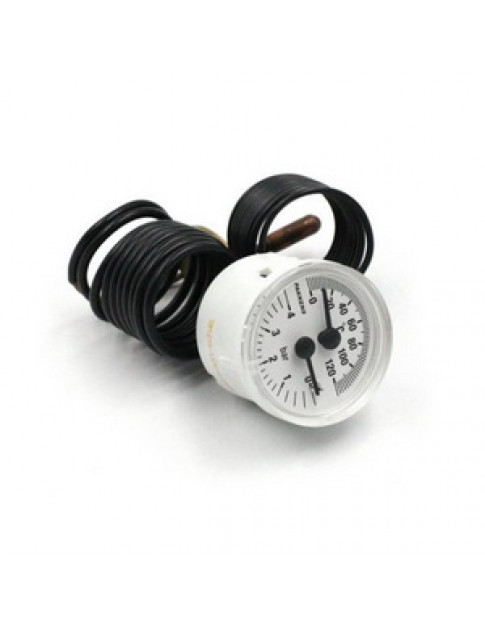 Термоманометр 0-4 бар 0-120 °C для газового котла Baxi Eco, Westen Energy 8922380 Термоманометр 0-4 бар 0-120 °C для газового котла Baxi Eco, Westen Energy 8922380
