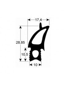 Ущільнювач дверей для пароконвектомата Rational CM, CPC 10 рівнів серії 900291 470x785mm