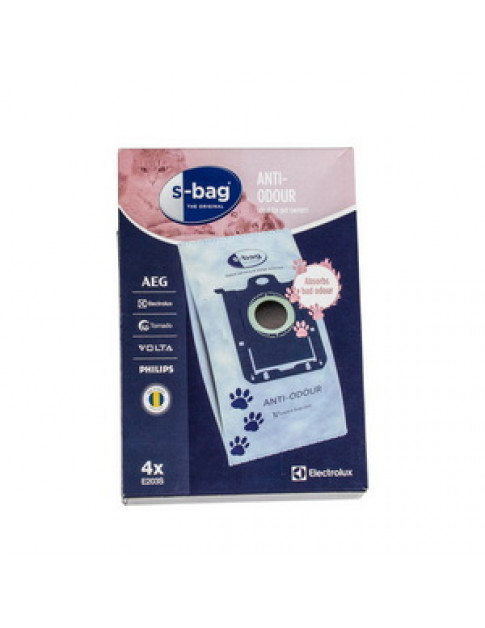 Набір мішків (4 шт) E203S S-BAG Anti-Odour для пилососа Electrolux 900168459