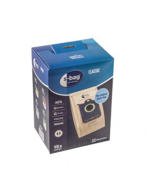 Electrolux 900168800 Набір мішків паперових (15шт) для пилососа Electrolux 900168800 Набір мішків паперових (15шт) для пилососа