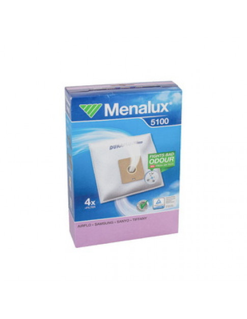 Набір мішків (4шт) 5100 + фільтр мотора 900196183 для пилососа Menalux Набір мішків (4шт) 5100 + фільтр мотора 900196183 для пилососа Menalux