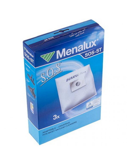 Набір мішків (3шт) універсальні для пилососа Electrolux 900196613 MENALUX SOS-ST