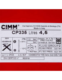 Розширювальний бак Cimm CP335 4,5 л 1/4” для газового котла Termet MiniMax Plus 900500000