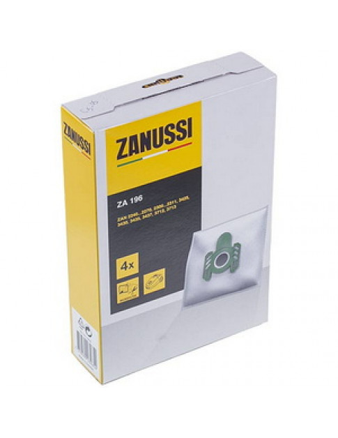 Набір мішків паперових (4 шт.) ZA196 + фільтр мотора для пилососа Zanussi 900923556