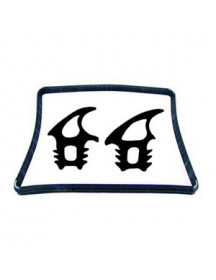 Ущільнювач дверей гумка для пароконвектомата Lainox, Alphatech REP064M, REP074M серії 902184 670x610мм