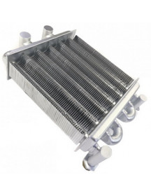 Теплообмінник бітермічний для газового котла Ferroli Domiproject Slim F 18, Leberg Flamme 18 ASF 90263110