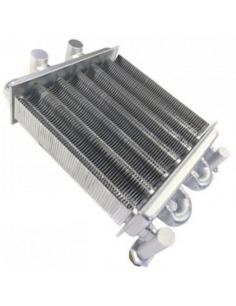 Теплообмінник бітермічний для газового котла Ferroli Domiproject Slim F 18, Leberg Flamme 18 ASF 90263110